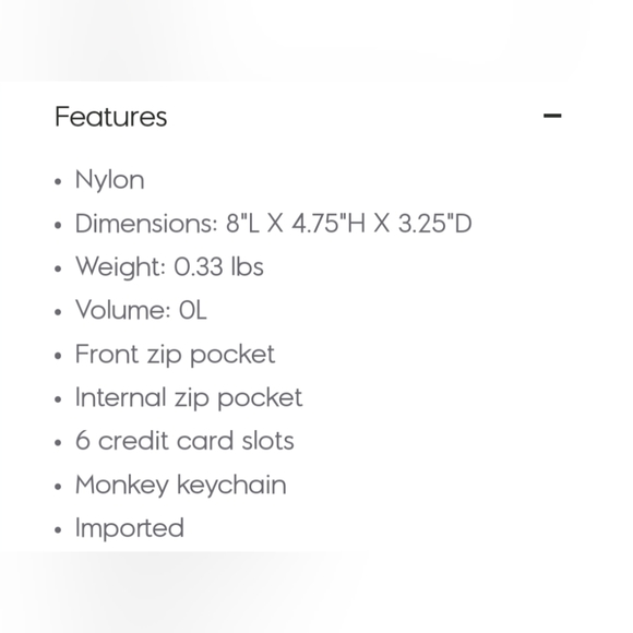 Kipling Dreamy Wallet Wristlet Black NWT - SOLD OUT! - Picture 5 of 6